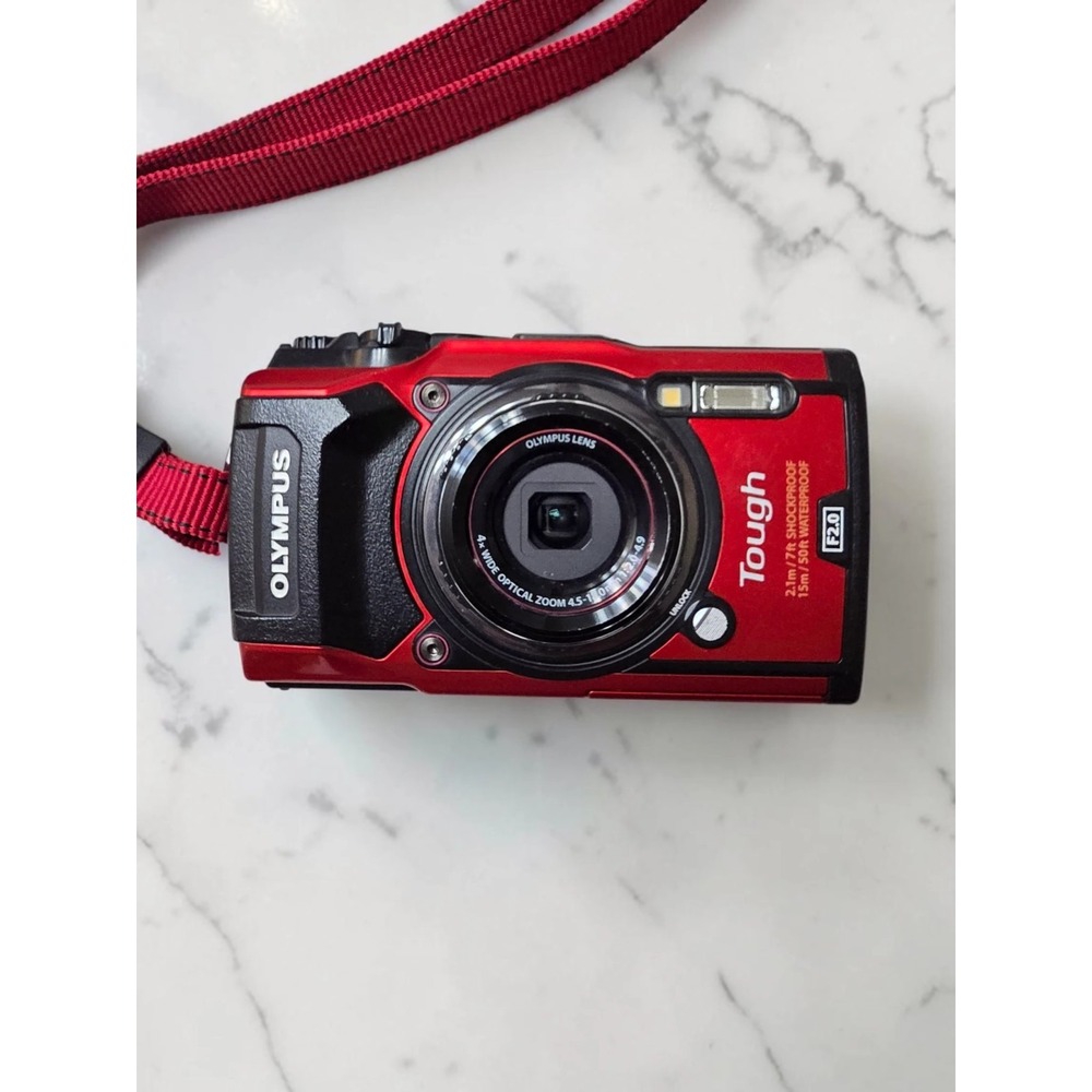 Olympus Tough TG-5 Red Digital Camera 4K WiFi GPS Waterproof Shockproof f2.0